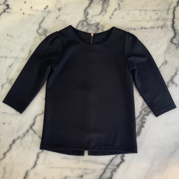 Club Monaco Top with Rose Gold Zipper - Picture 3 of 13